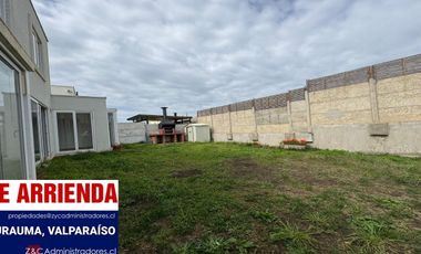 SE ARRIENDA CASA EN EXCLUSIVO CONDOMINIO, CURAUMA