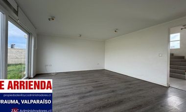SE ARRIENDA CASA EN EXCLUSIVO CONDOMINIO, CURAUMA