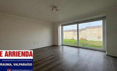 SE ARRIENDA CASA EN EXCLUSIVO CONDOMINIO, CURAUMA