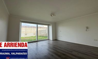 SE ARRIENDA CASA EN EXCLUSIVO CONDOMINIO, CURAUMA