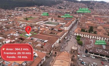 📐Area: 364.2mts💰SE VENDE CASONA COLONIAL CERCA📍A PLAZA DE ARMAS CUSCO‼️ INVERSIÓN HOTELERA🏨🏩
