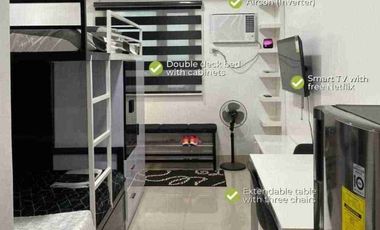 Fully Furnished Studio For Rent – SMDC Green 2 Residences Tower 1, Dasmariñas Cavite