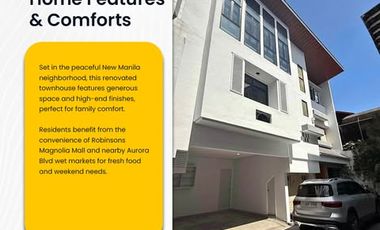 3 Storey Townhouse For Sale in New Manila, Quezon City