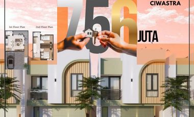 Rumah 2 Lantai di ciwastra buahbatu dkt Summarecon Mall Bandung