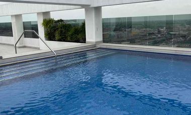 Se vende Departamento esquinero 3 habit en edificio de Lujo Titanium frente al C.C el dorado