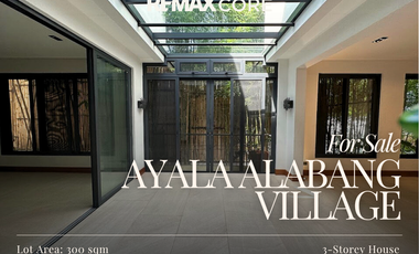 FOR SALE: 3-Bedroom House in Ayala Alabang Village