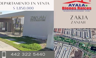 DEPARTAMENTO EN VENTA EN QUERETARO. ZAKIA. ZANHIA