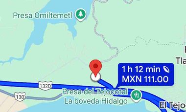 En VENTA 10,000 m2  en Montemar. Acaxochitlan. cerca de presa tejocotal.