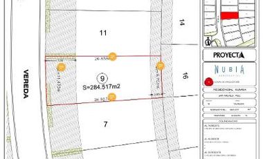 TERRENO O LOTE EN VENTA EN NUBIA RESIDENCIAL, ATLIXCAYOTL, PUEBLA.