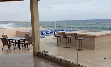 CASA AMOBLADA EN VENTA UBICADA FRENTE AL MAR EN PUNTA CARNERO