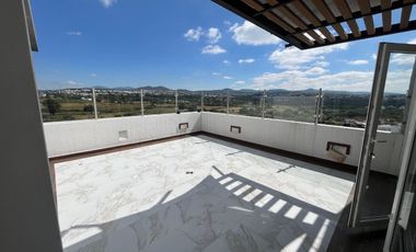 CUMBRES DEL LAGO IMPRESIONANTE PENTHOUSE DE 2 NIVELES 3 RECAMARAS ROOF GARDEN CUARTO DE SERVICIO 3 GARAGES
