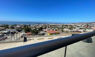 Departamento ejecutivo en renta | Terraza con vista al mar | El Sauzal, Ensenada