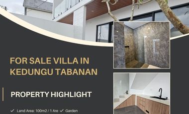 FOR SALE BEAUTY VILLA WITH SWIMMING POOL AND GARDEN AT KEDUNGU TABANAN
