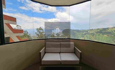 Gonzalez Suarez Amplio y luminoso departamento con seguridad sector financiero de Quito