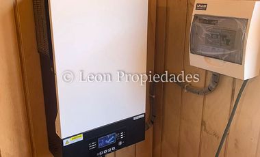 Leon Propiedades vende parcela con casa casi terminada en sector Cuyuncavi alto, Curacaví.