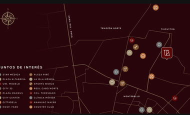 Lotes Residenciales en Venta Carmesí Residencial Tixcuytun, Mérida Yucatán