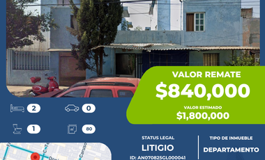 Departamento en venta en Peralvillo, Cuauhtémoc