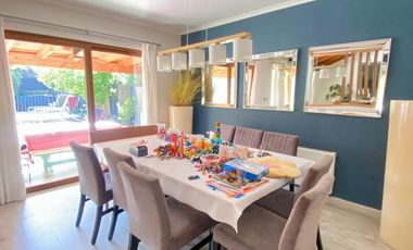 CASA CHILENA 1 PISO A PASOS COLEGIO PEDREGALES, 3D + 3B + Escritorio + P. Servicio + Piscina + Quincho