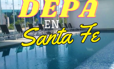 SANTA FE TU INVERSIÓN INTELIGENTE: Departamento Exclusivo con Balcón y Estacionamiento Propio