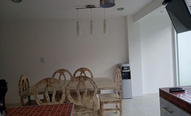 CASA EN RENTA EN FRACCIONAMIENTO A UN COSTADO DE LA CASETA DE LA ATLIXCAYOTL SEMI AMUEBLADA Y SIN MUEBLES