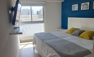 Alquilo dpto. de 43m2 amoblado en piso 6, Av. San Martín, Barranco.