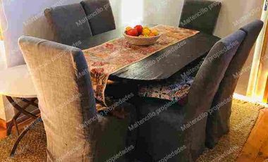 cabaña a pasos de bajada a playa con sauna y mirador exclusivo amplia terraza