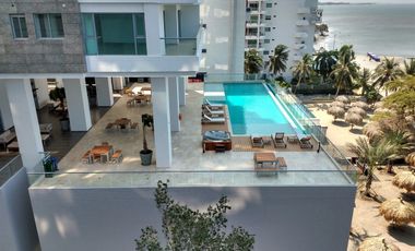 Apartamento de 4 habitaciones 5 baños en Pozos Colorados Frente al Mar.