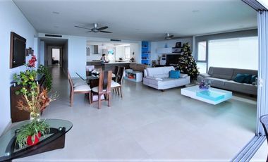 Apartamento de 4 habitaciones 5 baños en Pozos Colorados Frente al Mar.