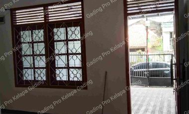 disewakan rumah bagus area pulomas 2lt tenang dlm kompleks row 2 mobil