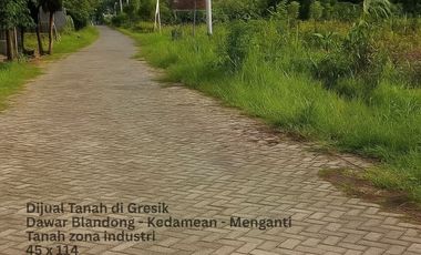 Tanah dijual di Ambeng Ambeng Watangrejo, Gresik, Jawa Timur