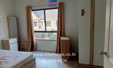 2-storey townhouse, 20.6 sq m, Modi Villa Village, Lat Krabang-Suvarnabhumi, near Suvarnabhumi Airport, Luang Pheng Road, Suwinthawong Road, Mueang Ch