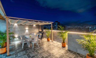 RENTO PENTHOUSE AMOBLADO  EN LAURELES