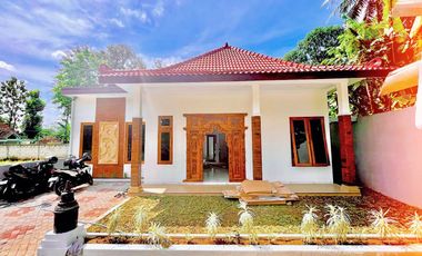 Investasi Terbaik di Borobudur! Rumah Baru Desain Etnik