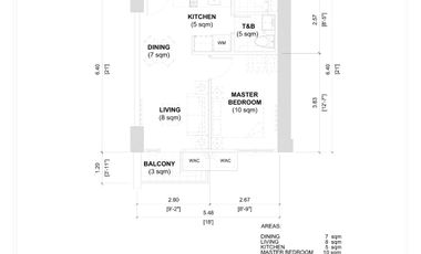 💰 ₱7,199,507 | LARSEN TOWER by ROCKWELL – 1BR (38 sqm) with 1 Parking | High-Floor Garden & Amenity View with Skyline