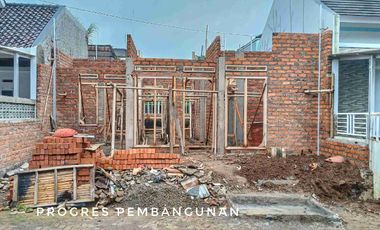 Dijual rumah on progress di perumahan nempel kota strategis akses mudah