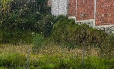 terreno en venta sector colegio Borja en baños ideal para construir su casa