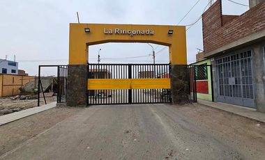 VENDO TERRENO RESIDENCIAL DE 108.80 M2 EN URBANIZACION LA RINCONADA-CARABAYLLO