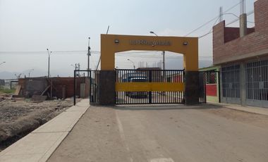 VENDO TERRENO RESIDENCIAL DE 108.80 M2 EN URBANIZACION LA RINCONADA-CARABAYLLO