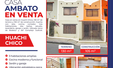Casa - Huachi Chico, Bodesur, Demetrio Aguilera Malta, Ambato, Ecuador