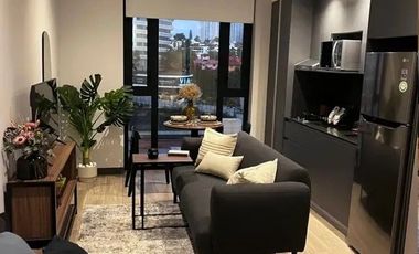 INTERLOMAS RENTA COMODO LOFT SEMI AMUEBLADO