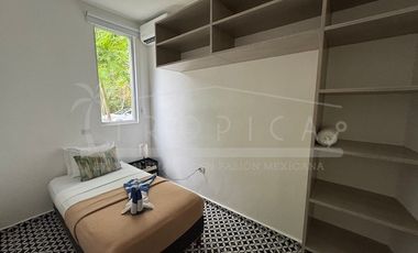 Casa en Renta Puerto Morelos con hermosos muebles y decoración