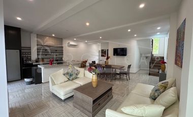 Casa en Renta Puerto Morelos con hermosos muebles y decoración
