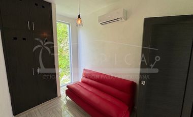 Casa en Renta Puerto Morelos con hermosos muebles y decoración