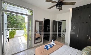 Casa en Renta Puerto Morelos con hermosos muebles y decoración