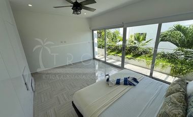 Casa en Renta Puerto Morelos con hermosos muebles y decoración