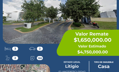 Casa en venta en Nuevo México, Zapopan, 3 recámaras, 2 baños, 2 estacionamientos, 190 m² (Remate bancario)