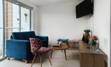 Apartamento amoblado en Reserva Cañaveral – Piso 9 con vista natural y zona social completa