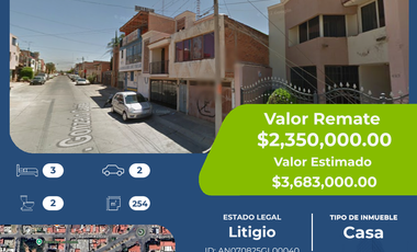 Casa en venta en El Pipón, Tepatitlán de Morelos, 3 recámaras, 2 baños, 2 estacionamientos, 254 m² (Remate bancario)