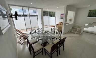 Linda amueblada y economica casa en renta en Puerto Morelos