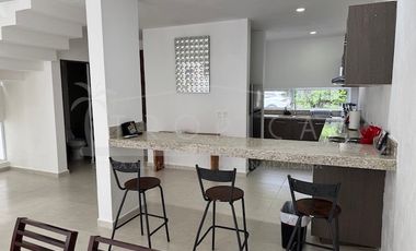 Linda amueblada y economica casa en renta en Puerto Morelos